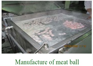 Manufacture of meat ball